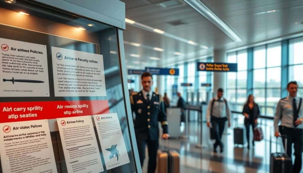 airline policies for fake swords