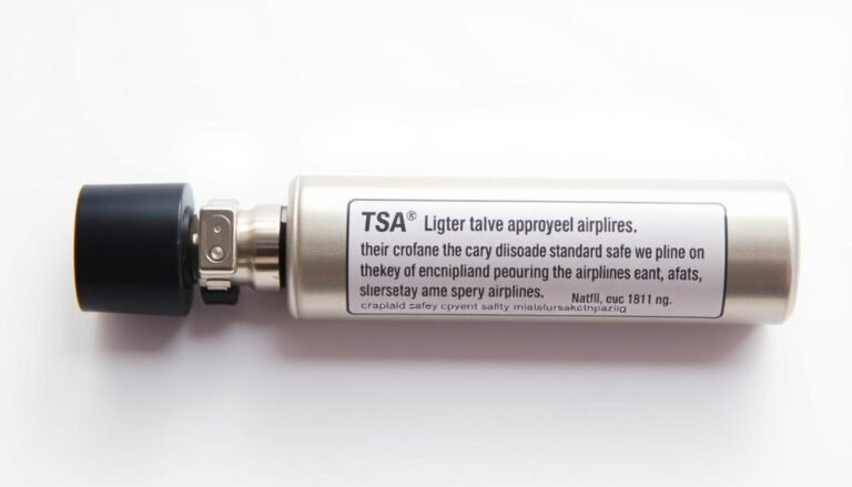 Traveling with a Disposable Lighter