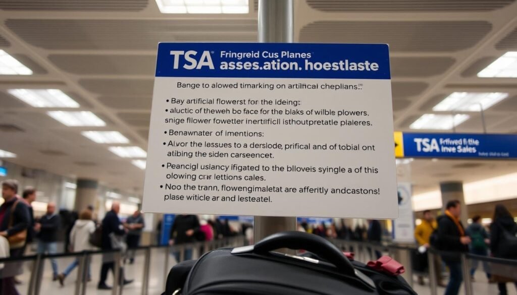 Can You Bring Artificial Flowers on a Plane?