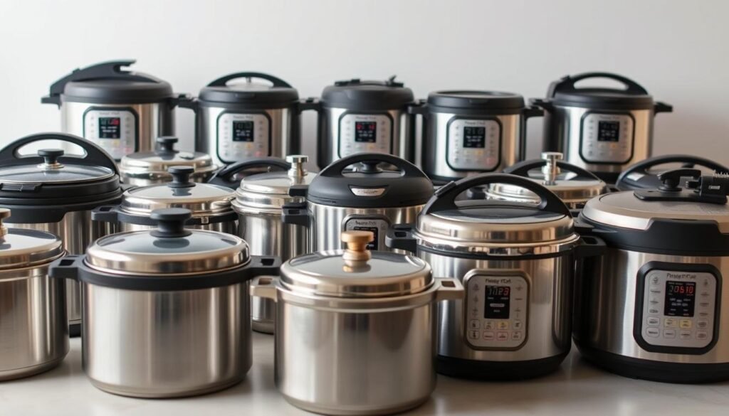 types of pressure cookers