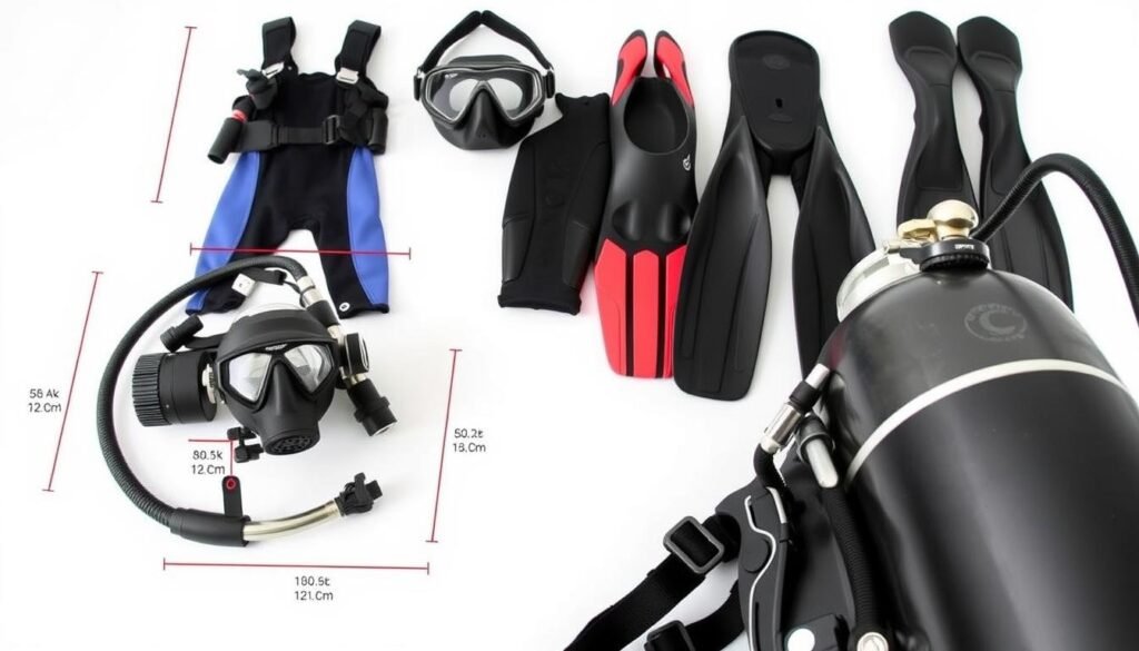 weight and size limitations for scuba gear